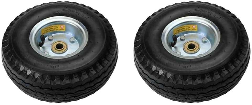 10" Pneumatic Wheel for Hand Truck - 2 Pack C51610