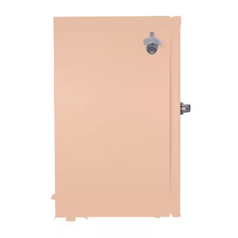 Coral Pink Retro Mini Fridge P724393