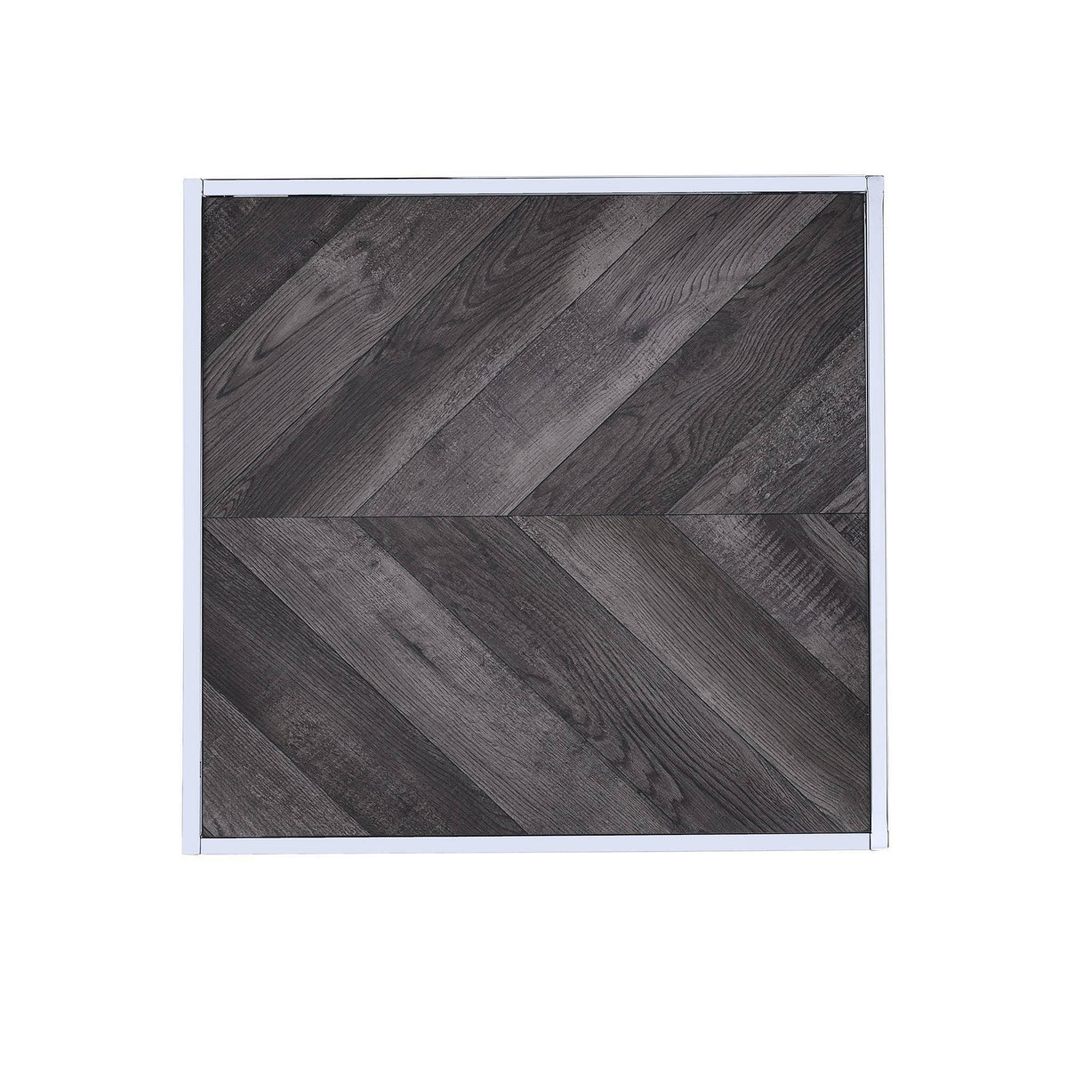 Chrome Square End Table T13392