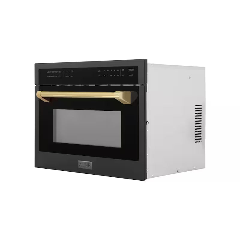 24 in. 1000-Watt Built-In Microwave Oven Black Stainless Steel K26187