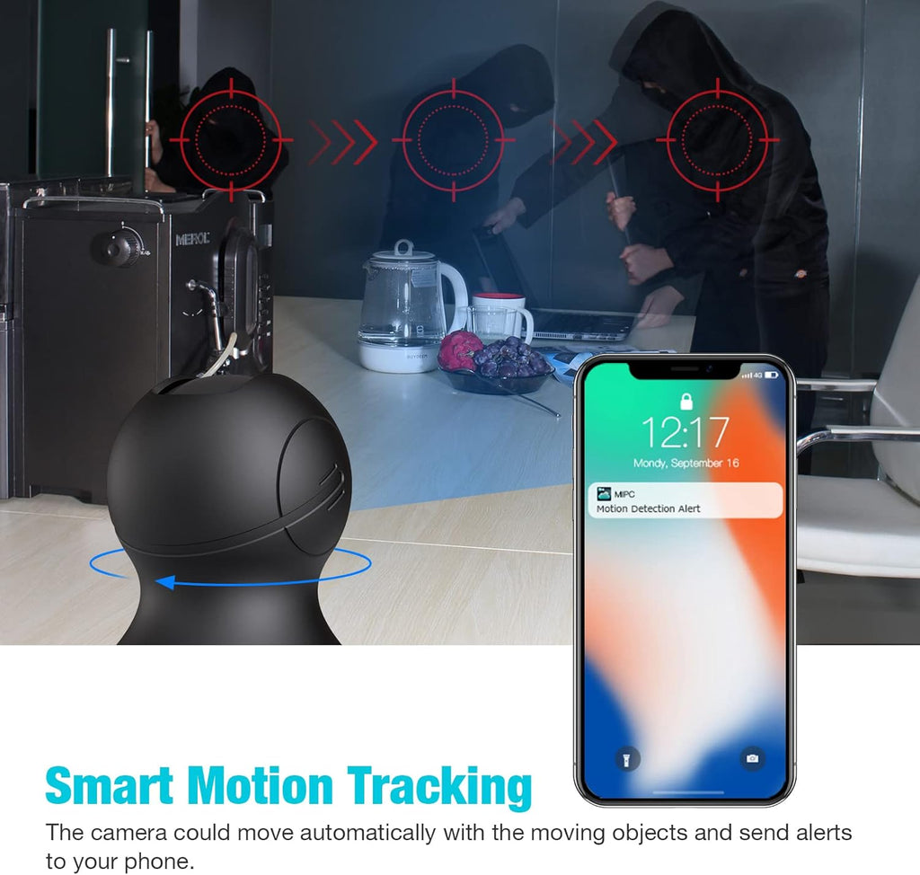 2K Indoor Pet Camera with Phone APP, Pack of 2 S71566