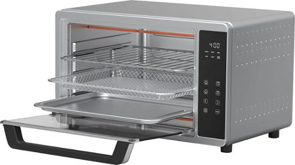 6-Slice Air Fryer Toaster Oven with Rotisserie Stainless Steel O50403