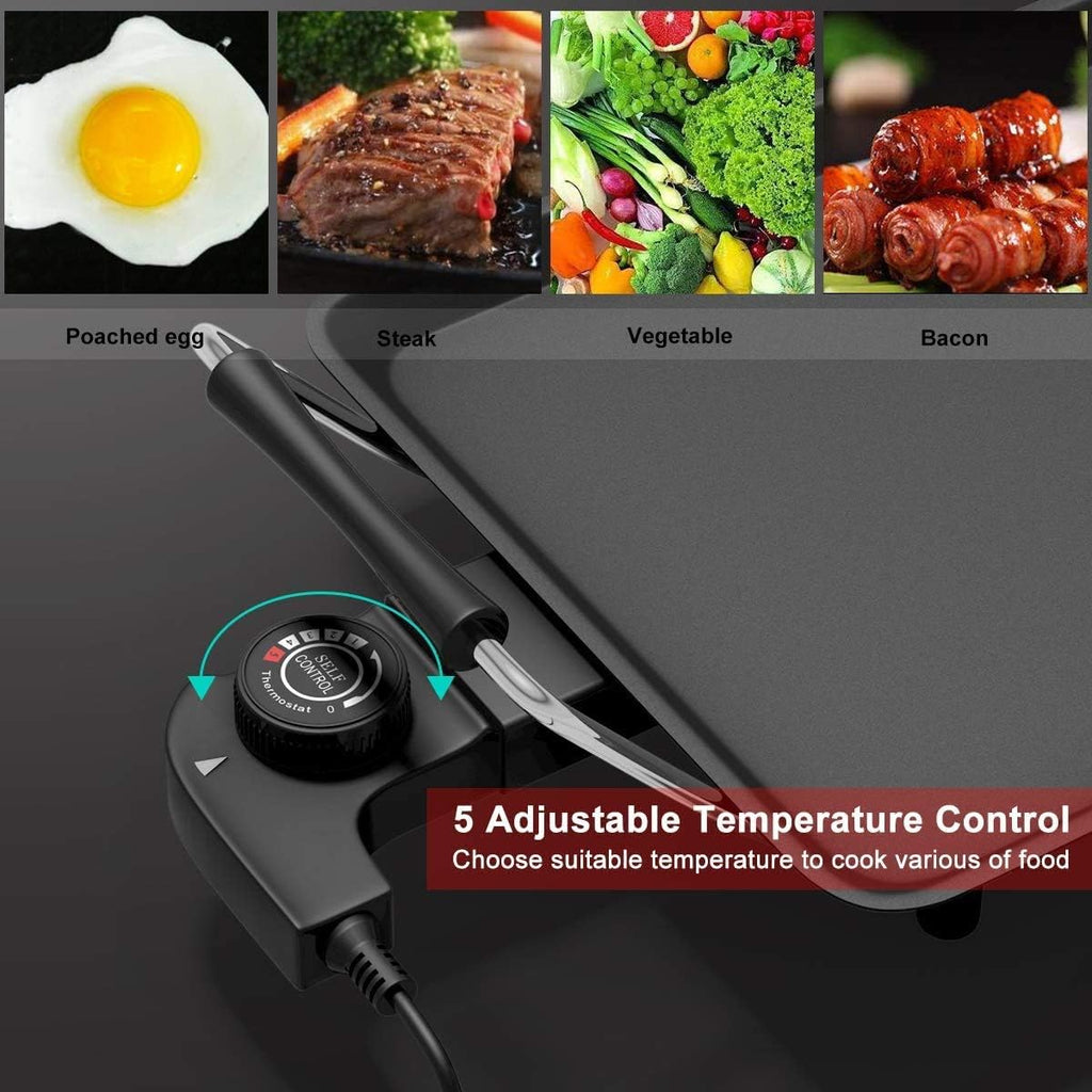 35W Electric Nonstick Table Top Griddle K296