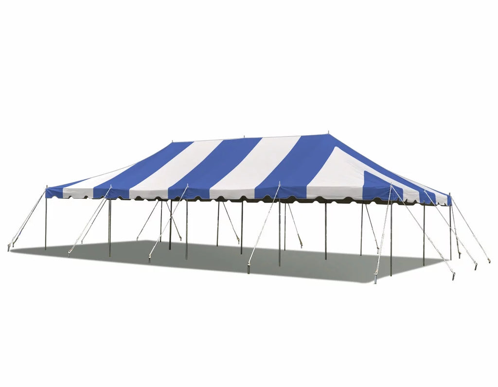 Blue 20 ft x 40 ft Outdoor Canopy Pole Tent Y931457