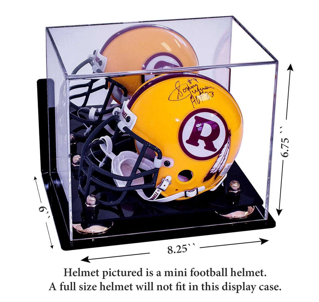 Clear Acrylic Display Case with Black Risers W707