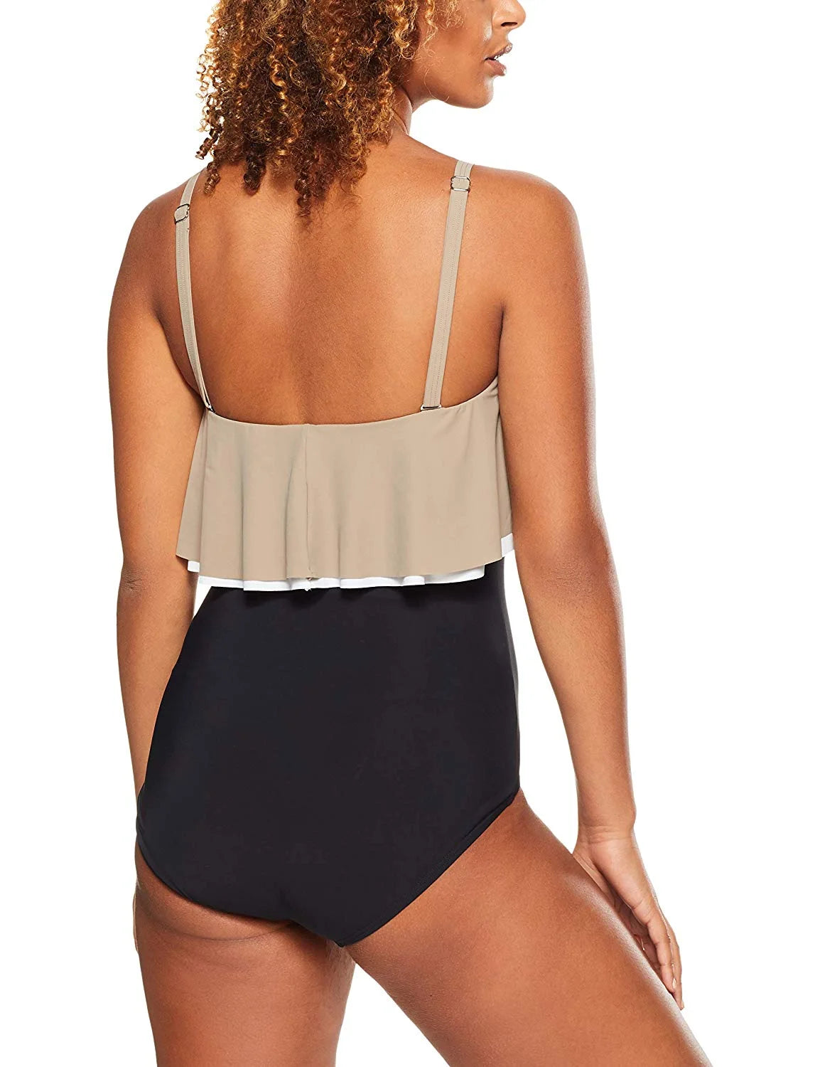 Agate Ruffle Bandeau One-Piece Q81590