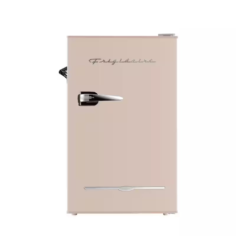 Coral Pink Retro Mini Fridge P724393