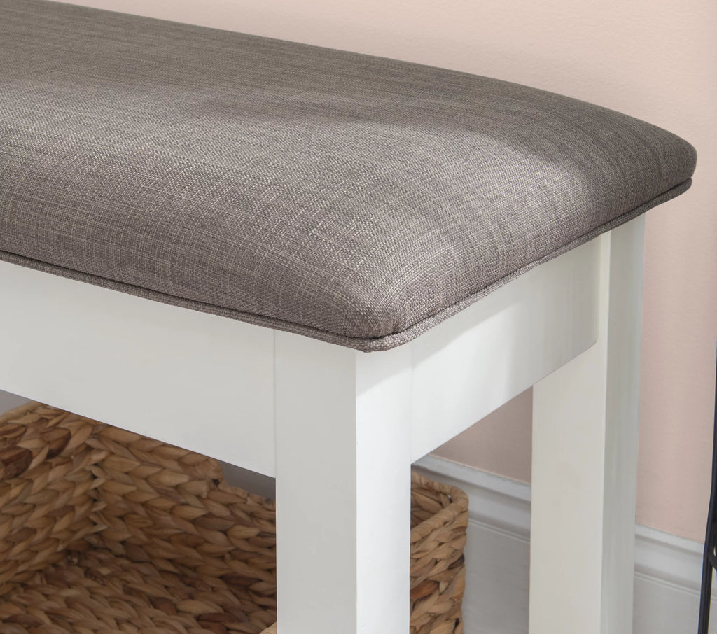 Farmhouse Storage Dining Bench V1159
