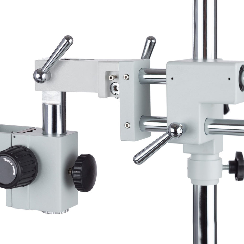 7X-45X Stereo Zoom Microscope on Dual Arm Boom Stand A6463