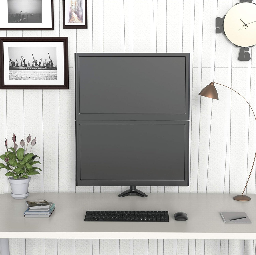 Vertical Dual Monitor Mount, 15-27 Height Adjustable, VESA Mount S73174