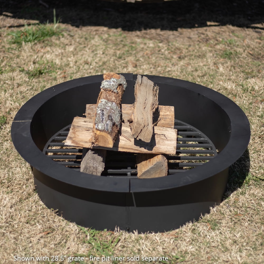 Round 36.5in Heavy Duty 1/2in Steel Fire Pit Grate W767140