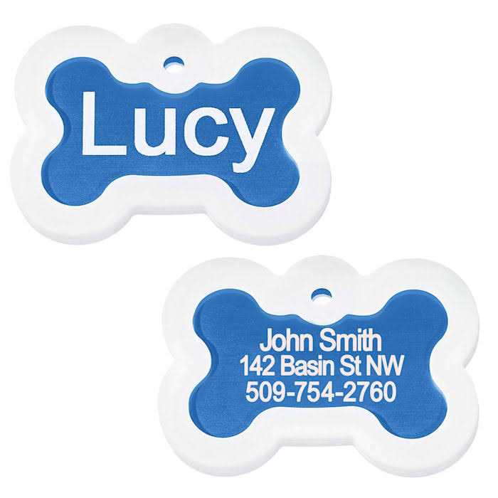 Anodized Aluminum Dog ID Tag I48148