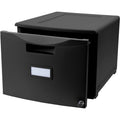 Black 1-Drawer Locking File Cabinet X926118