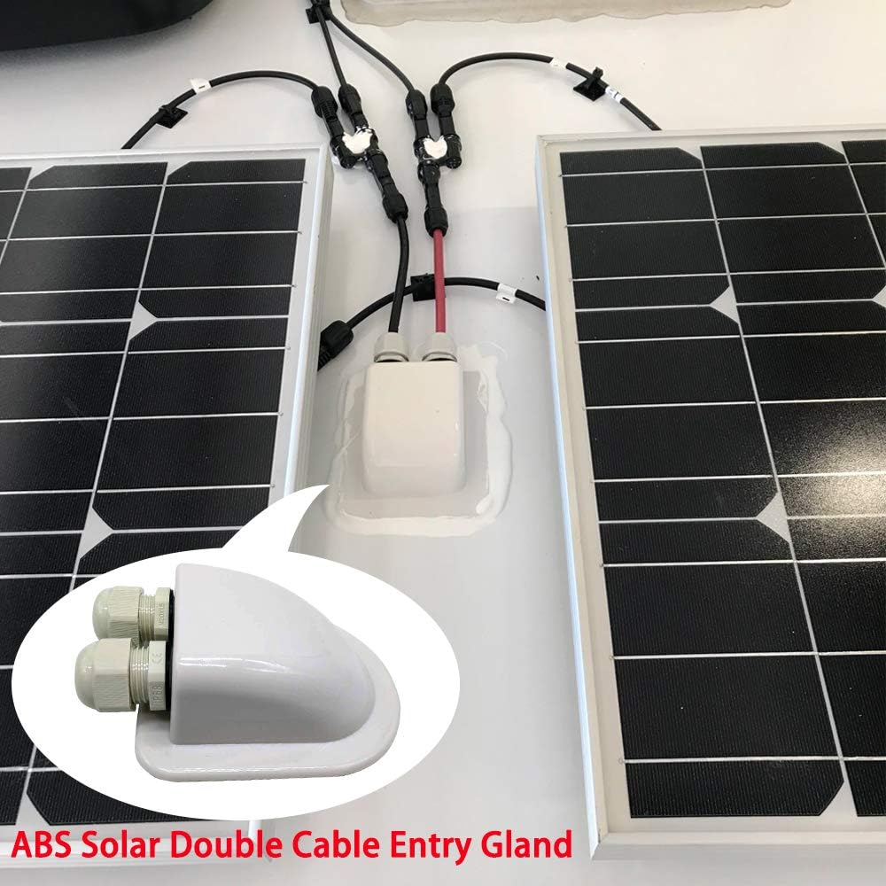 200 Watt Monocrystalline Solar Panel Kit with 20A PWM LCD Charge Controller C9514