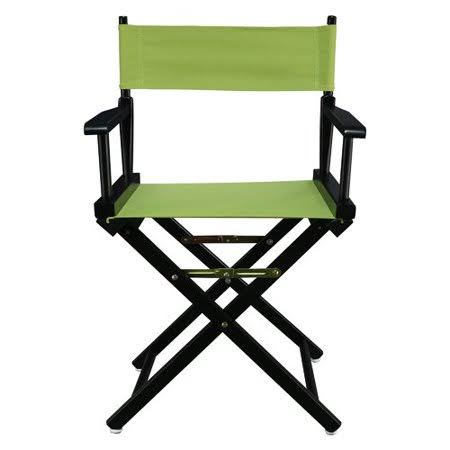 Folding Director Chair Lime Green Black H797