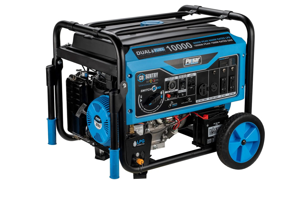 10,000 Watt Dual Fuel Portable Generator with Remote Start S6660