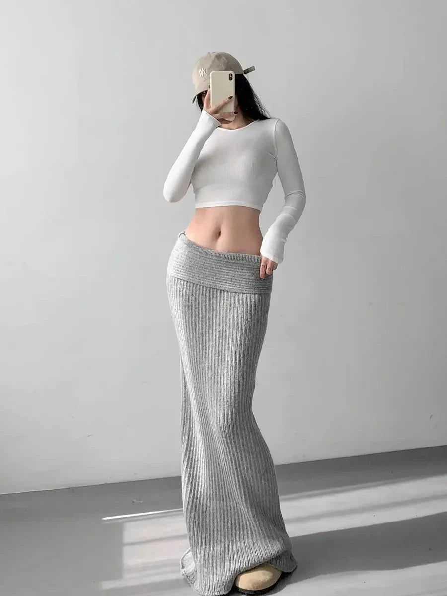 Knitted Midi Dress Y997