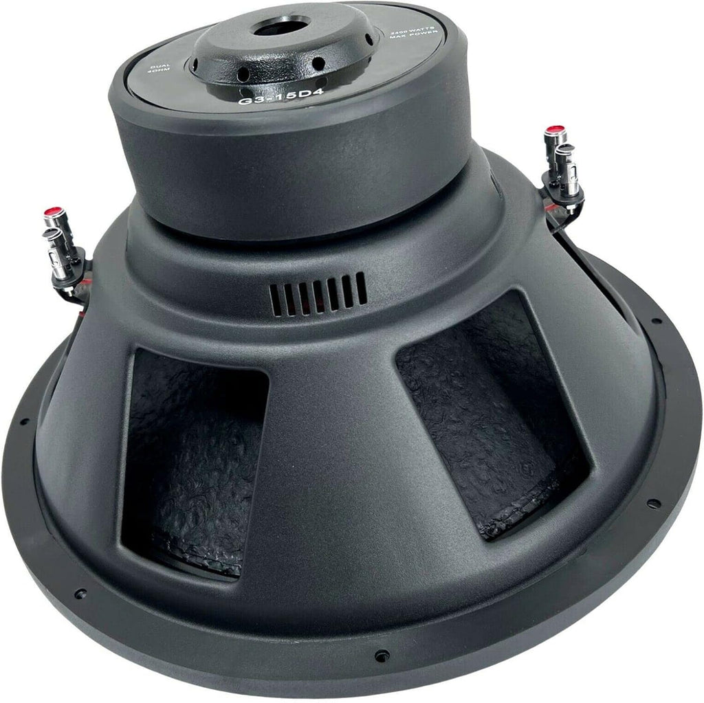 15 Inch 2400 Watt Car Audio Subwoofer 4 Ohm DVC N96999