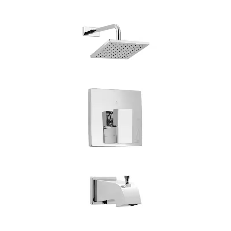 Single Handle 1-Spray Tub and Shower Faucet in Chrome W862135