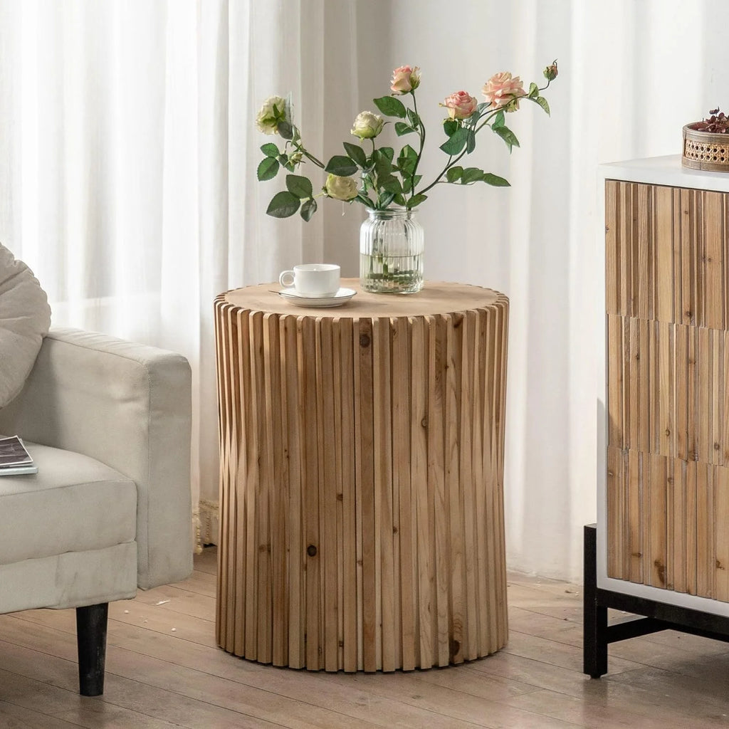 Round Wood Coffee Table F594901
