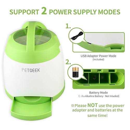 Automatic Pet Feeder Treat Dispenser Dog Toy R2565
