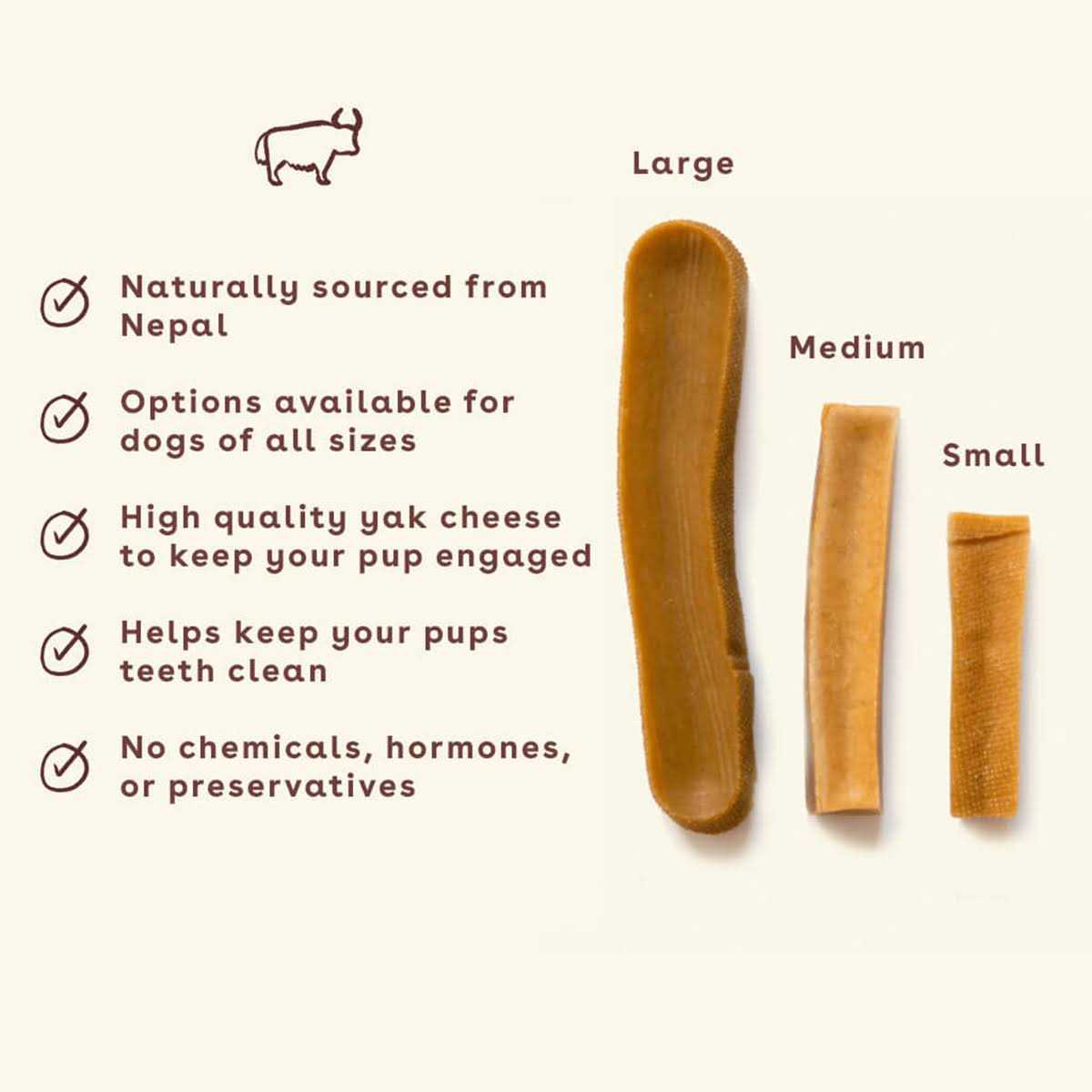 Yak Cheese Dog Chew A46012
