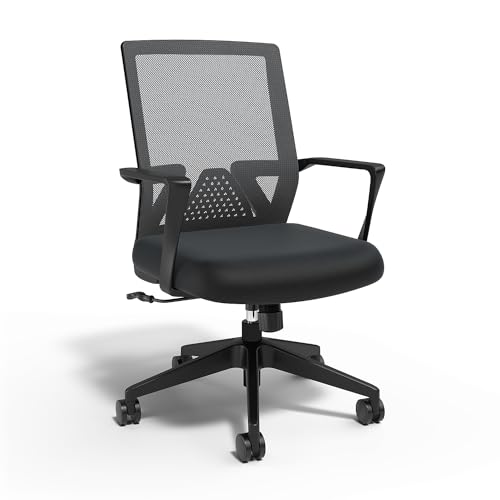 Black Ergonomic Mesh Office Desk Chair W6813