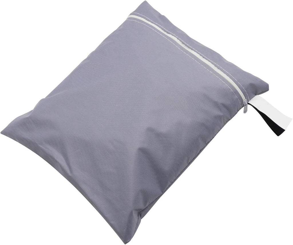 Grey Storage Bag with Two Handles and Zippers T199