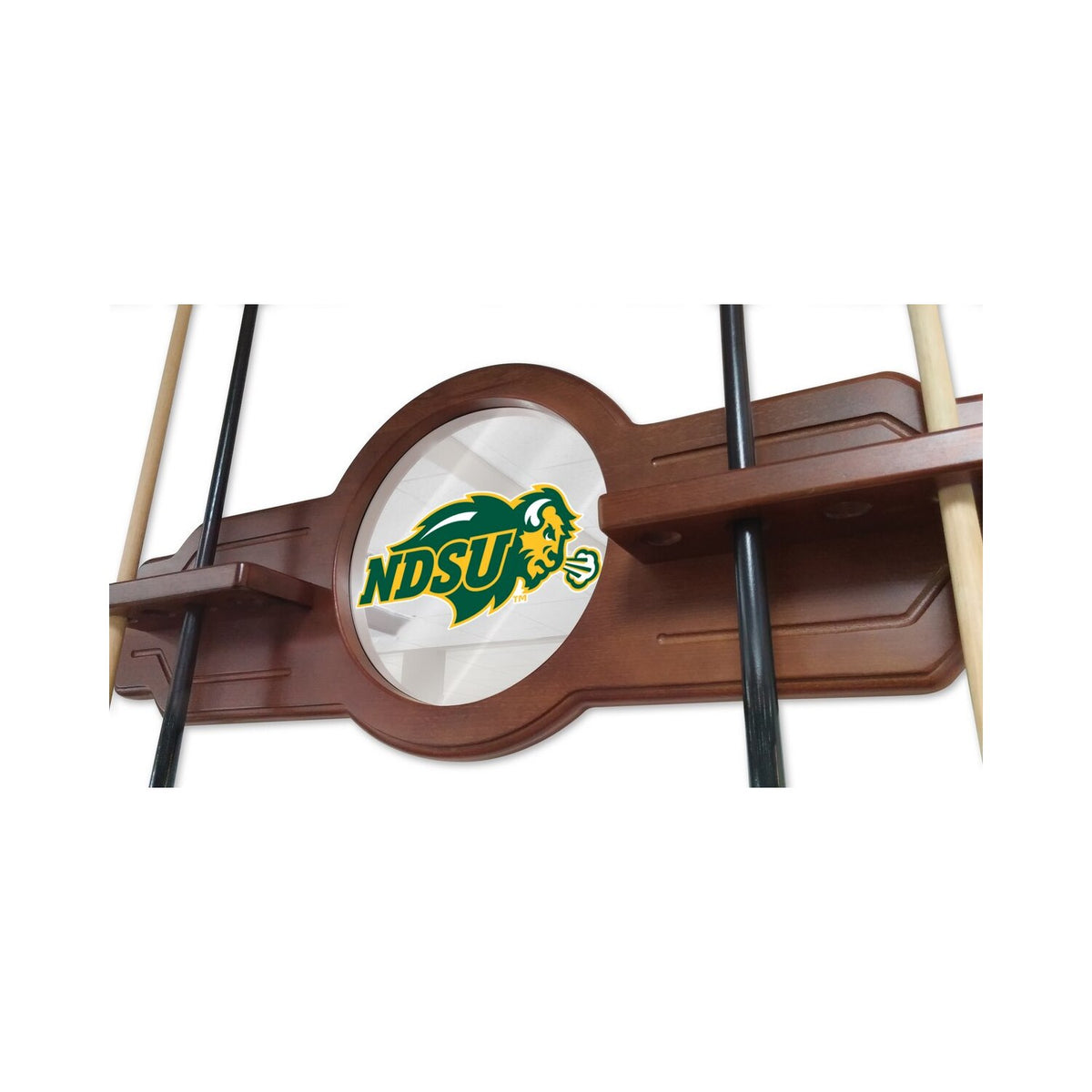 Solid Wood Cue Rack with Navajo Finish P541