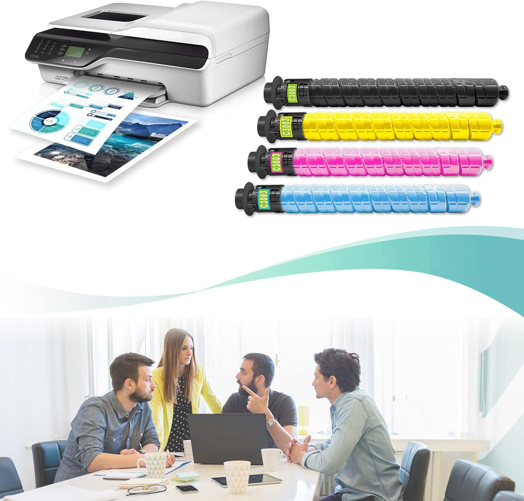 4-Pack Black Cyan Magenta Yellow Toner Cartridge Q2296