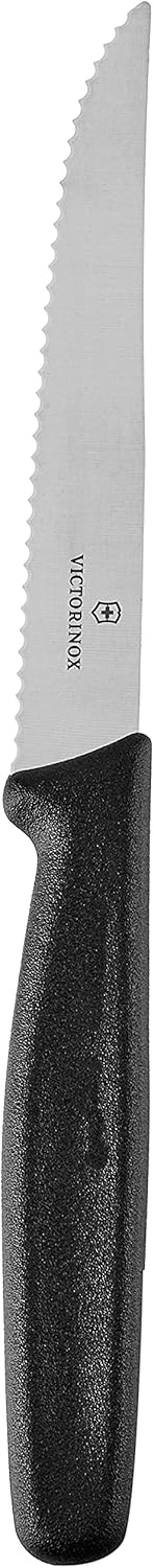 Black 4.5-Inch 6-Piece Serrated Steak Knife Set E539