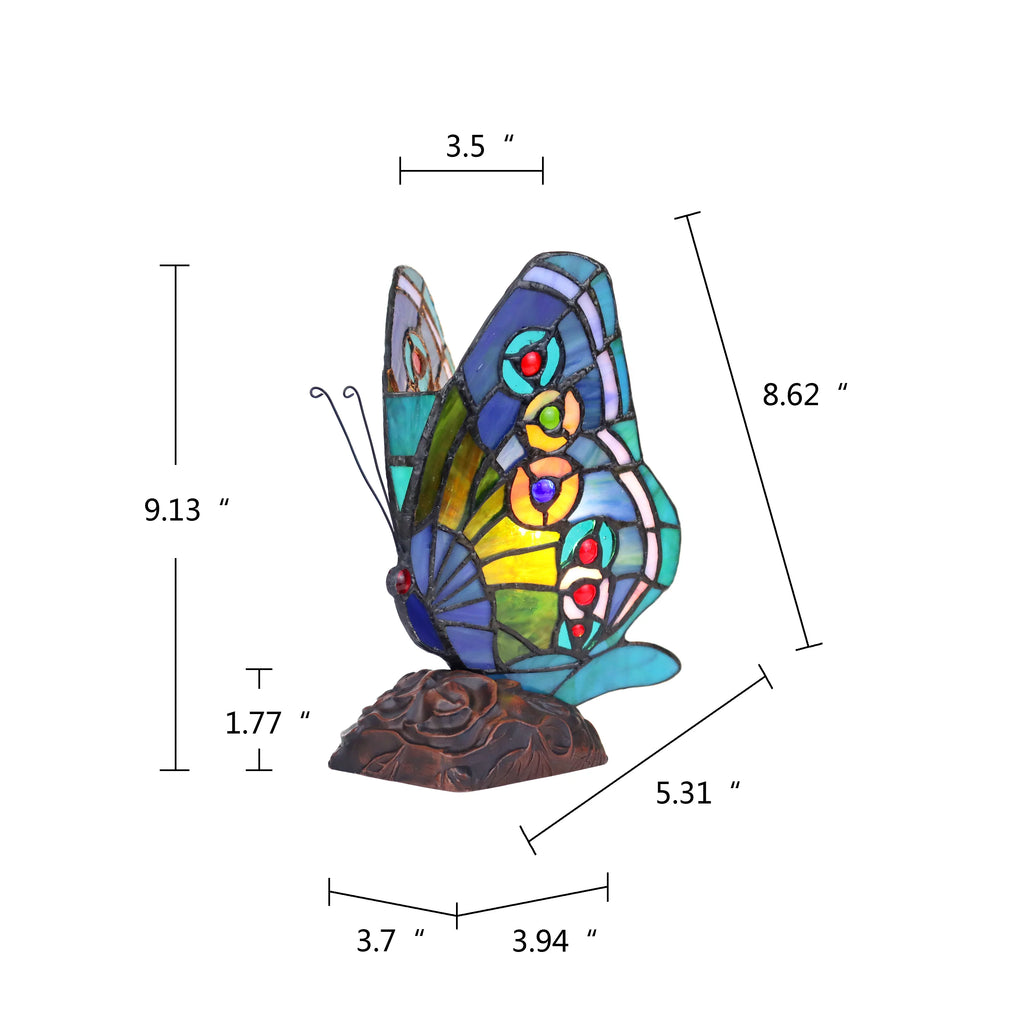 1 Light Butterfly Accent Table Lamp U37161