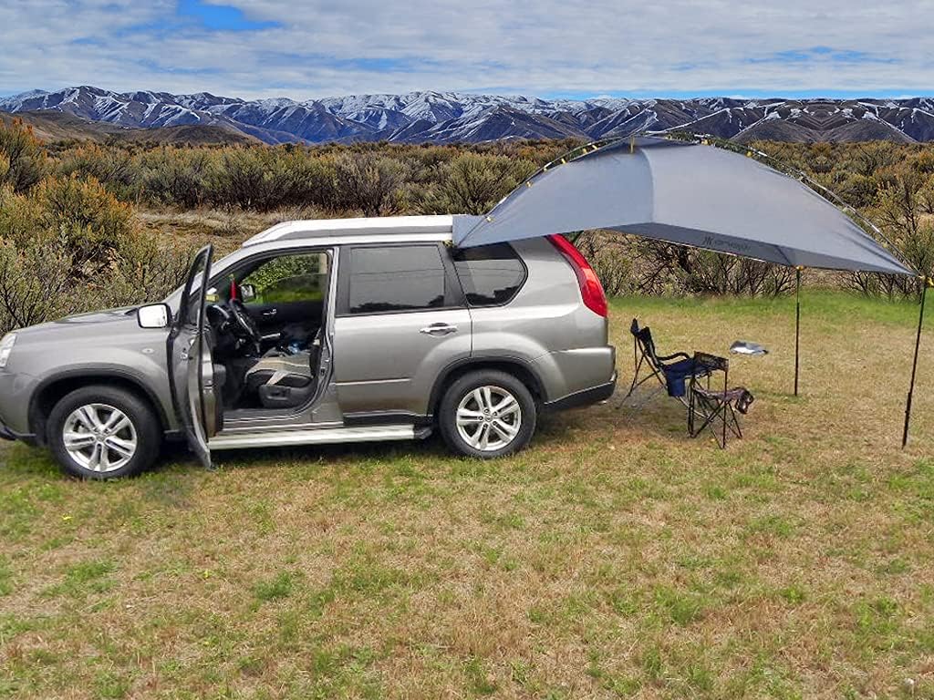 Portable Awning Canopy Sun Shade with Privacy Wall Q4541