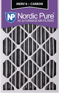20x24x4 Pleated MERV 8 Carbon AC Furnace Filters Qty 6 A283229