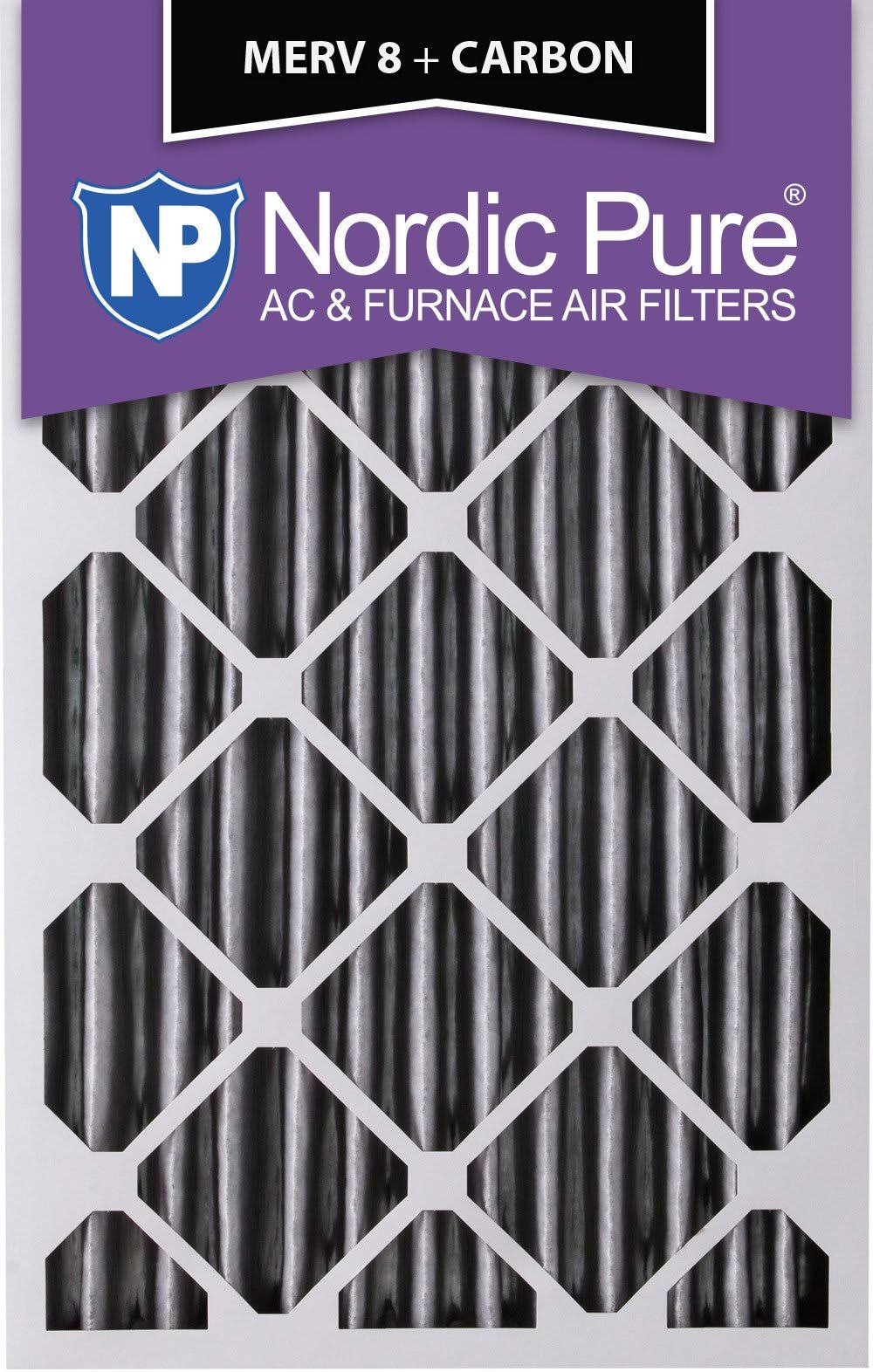 20x24x4 Pleated MERV 8 Carbon AC Furnace Filters Qty 6 A283229