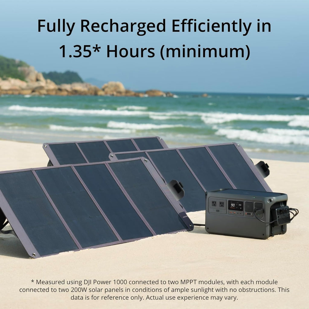Portable Power Station, 1024Wh Solar Generator with 100W Solar Panel, LFP Cell H99612