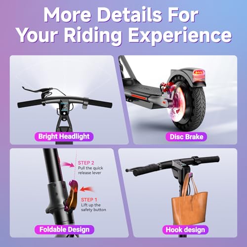 19 Mph 15 Miles Range 8.5" Tire Electric Scooter K3058