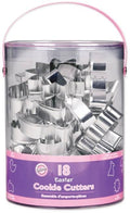 18-Piece Metal Cookie Cutter Set D766