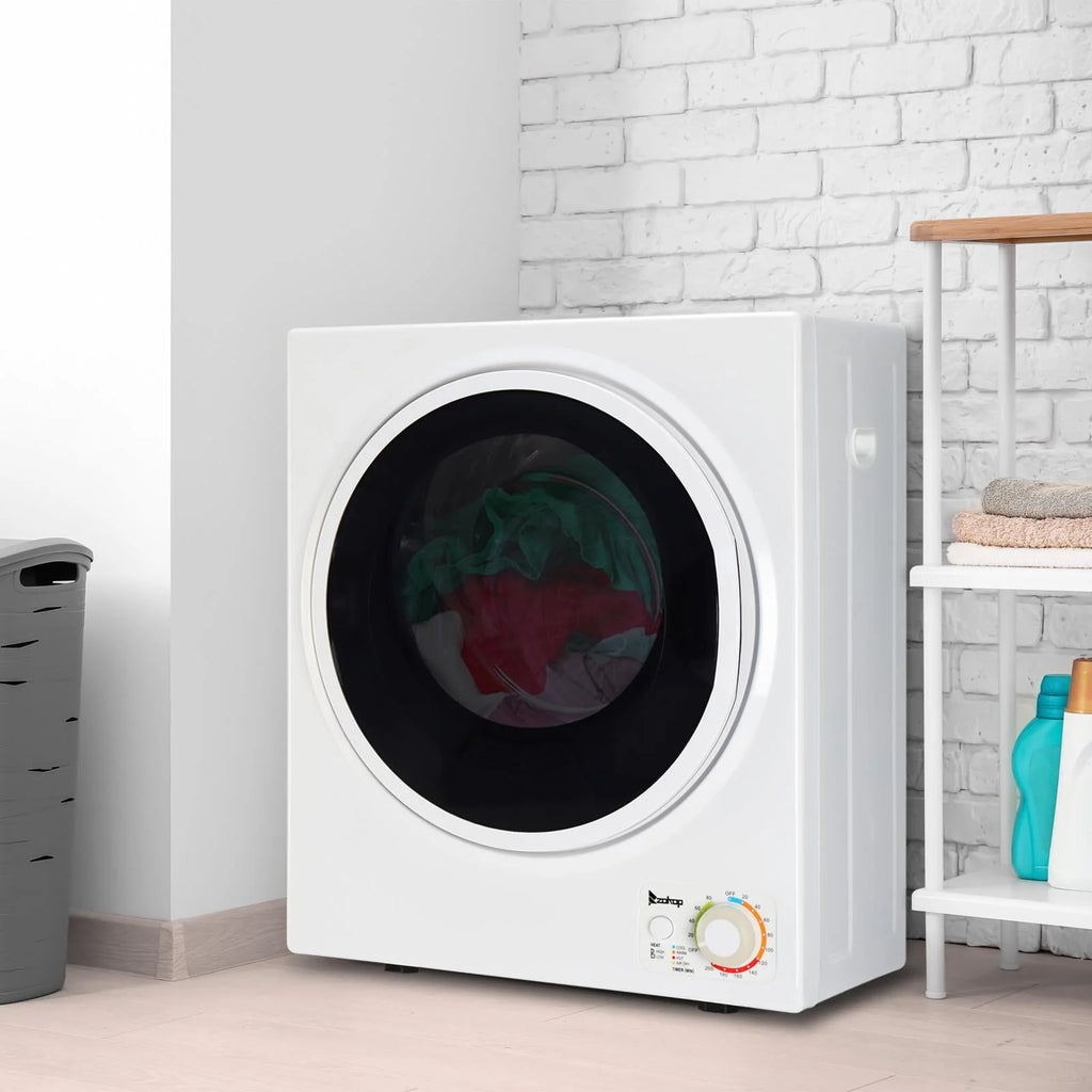 1.6 cu. ft. Compact Portable Electric Laundry Dryer, White J61474