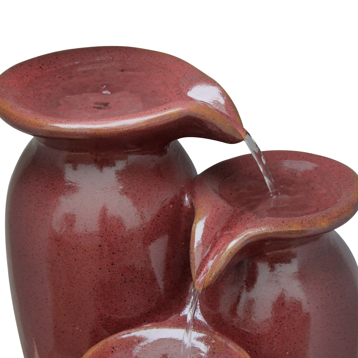 3-Jar Outdoor Polyresin Floor Fountain Q2734