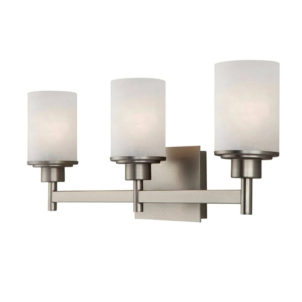 Brushed Nickel 3-Light Bath Light P18722