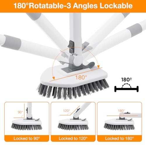 4 in 1 Long Handle Shower Scrubber Brush X8126