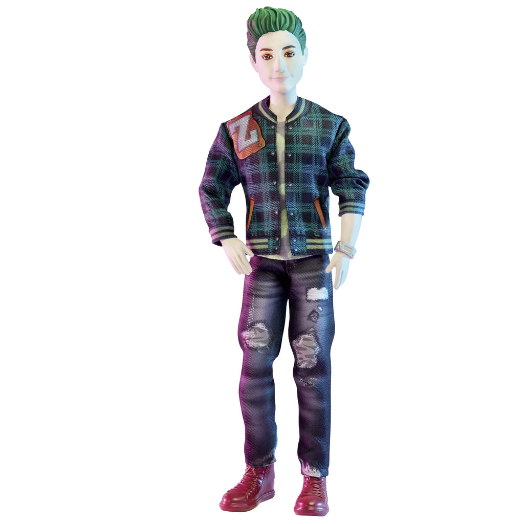 Zed Fashion Doll with Green Hair, Outfit, and Accessory B237