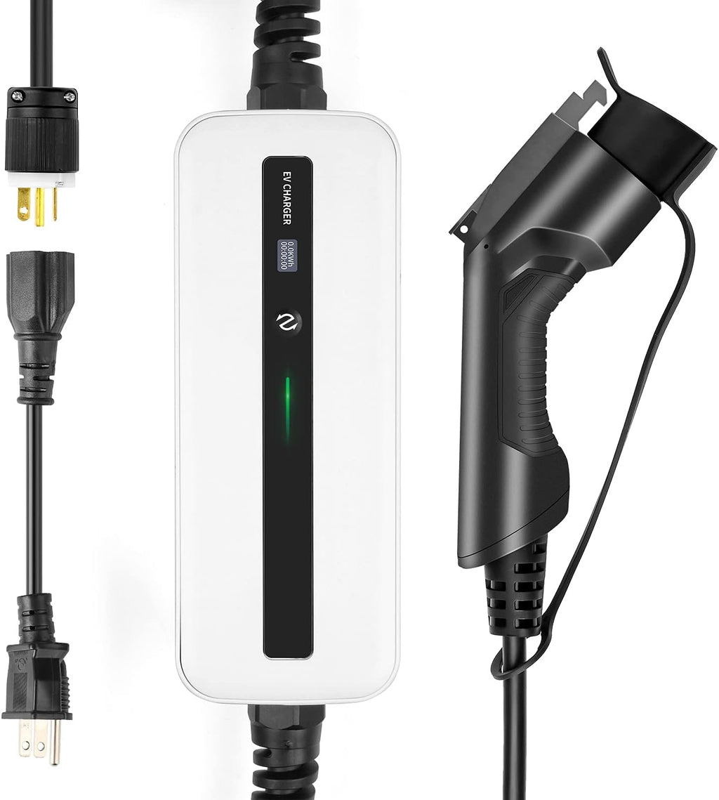 Level 2 EV Charger 110V-240V 16A J1772 NEMA 6-20 25FT with Adapter X1691