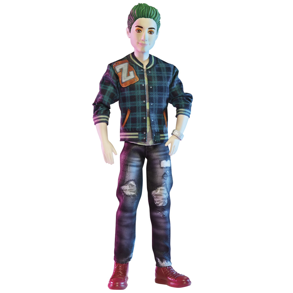 Zed Fashion Doll with Green Hair, Outfit, and Accessory B237