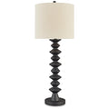 Black & Beige Buffet Lamp with 3-Way Switch P3069