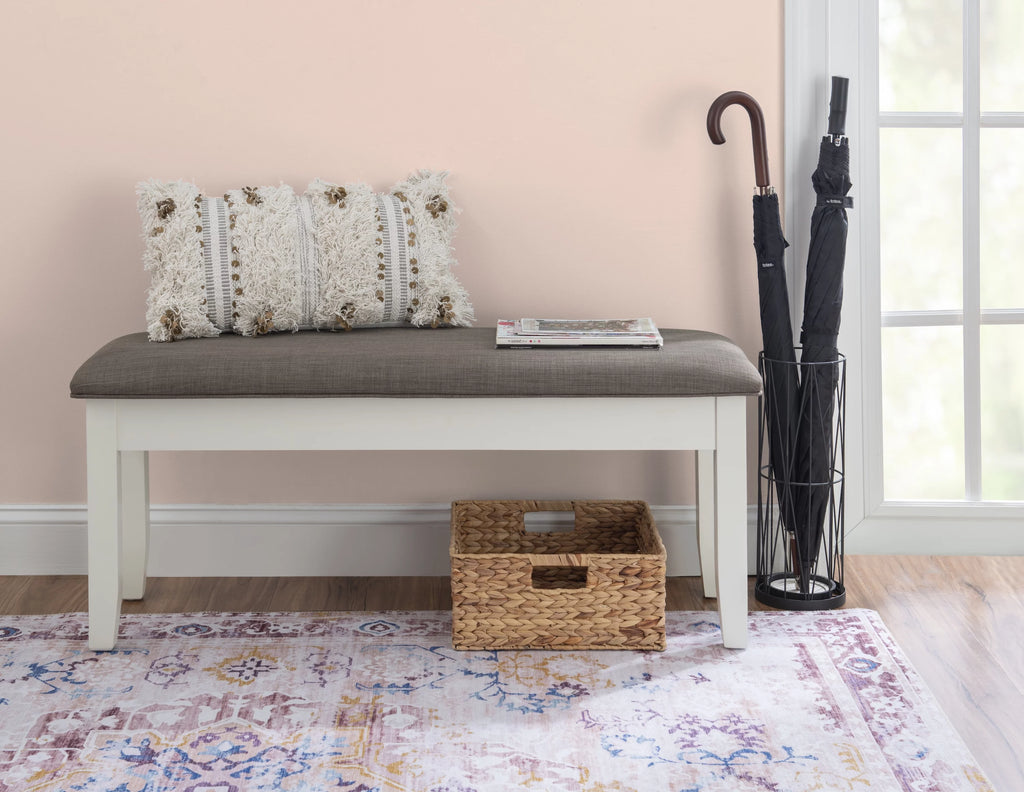 Farmhouse Storage Dining Bench V1159