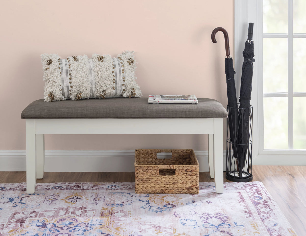 Farmhouse Storage Dining Bench V1159