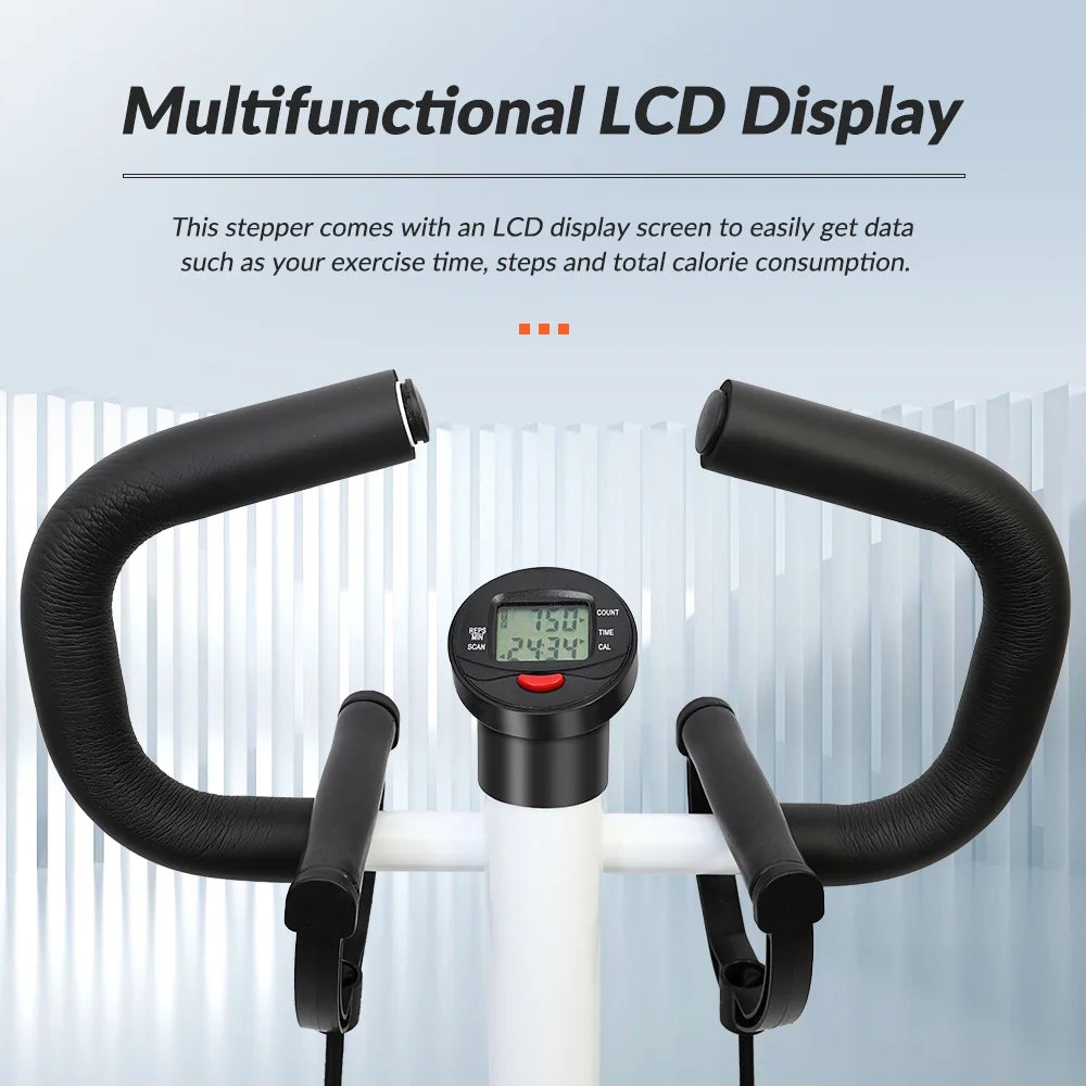 Mini Stair Stepper with Resistance Bands and Handlebar X865