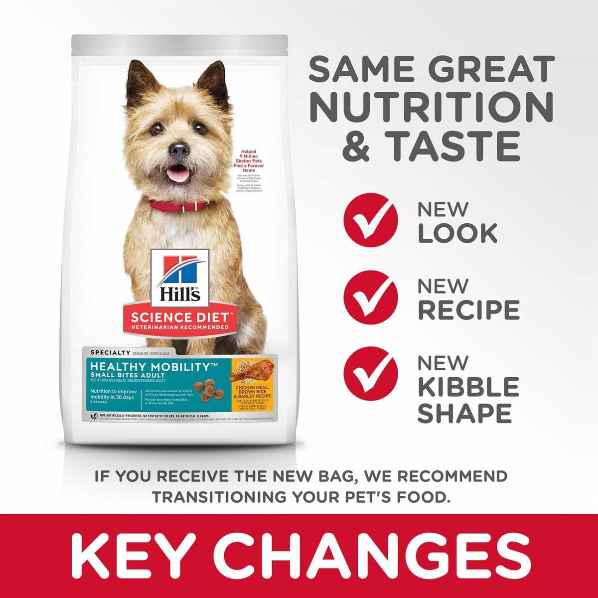 Adult Healthy Mobility Small Bites Dog Food I798